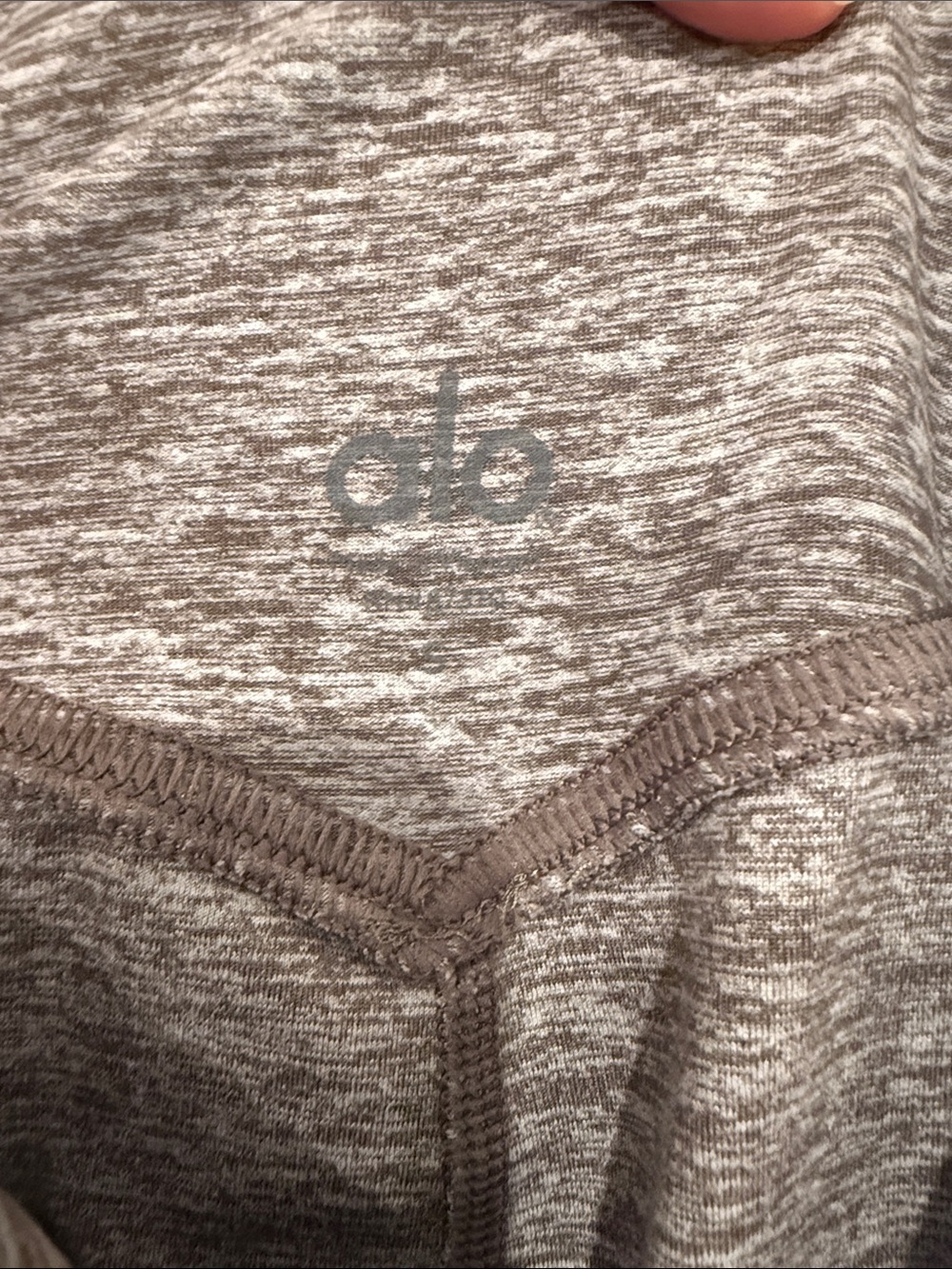 ALO Yoga Heathered Gray High-Rise Leggings - Picture 4 of 4